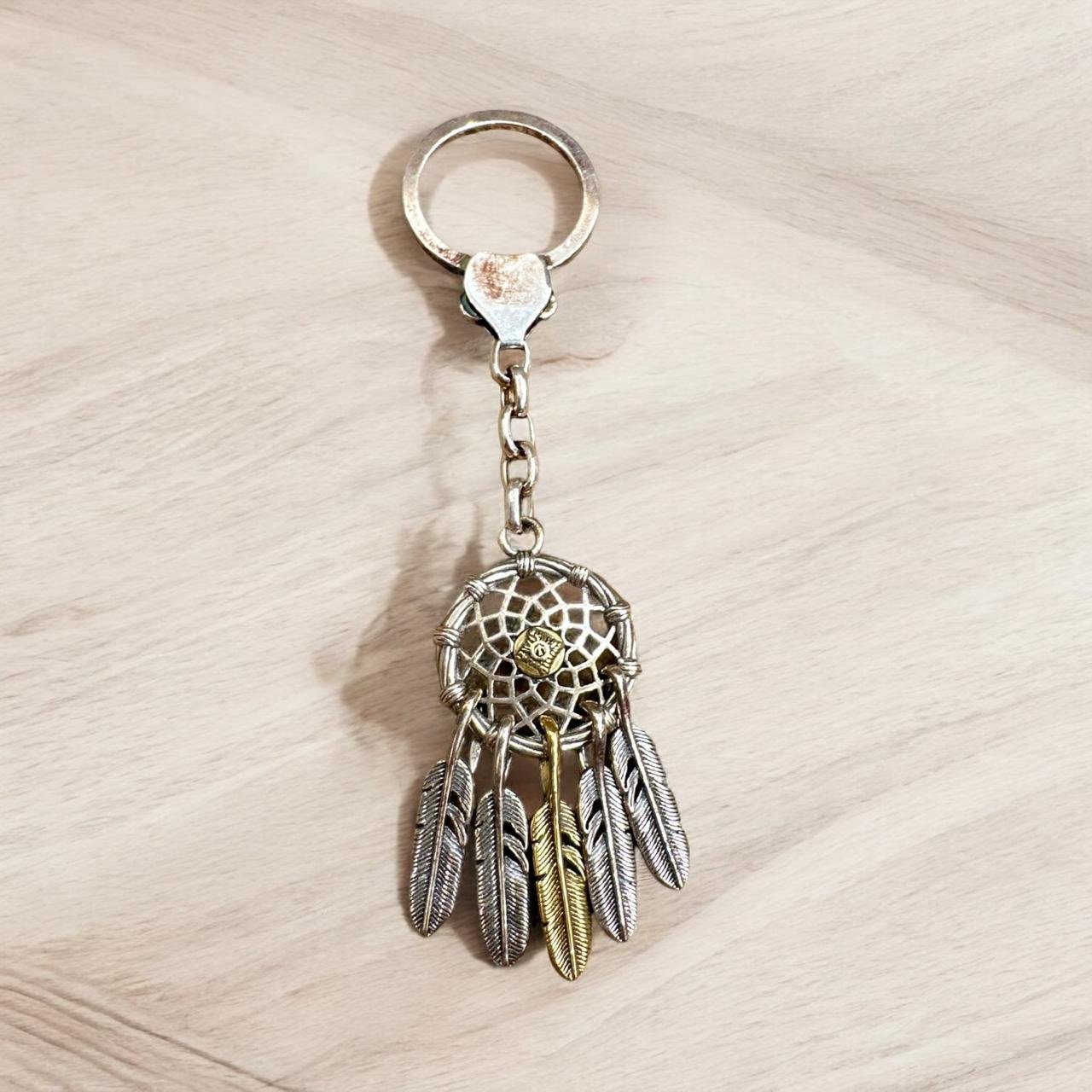 Antique Leaf Key Chain