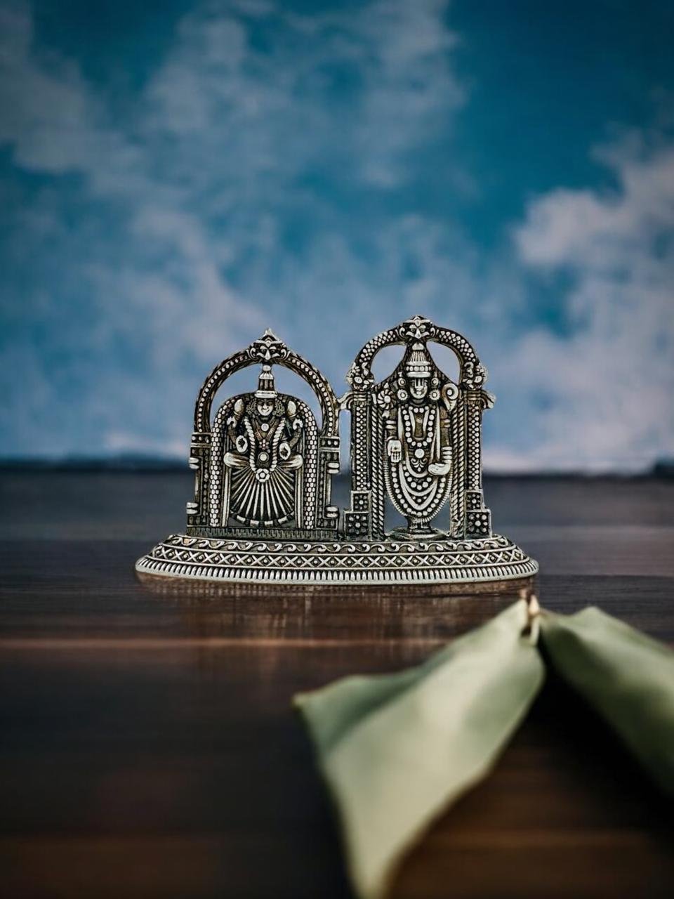 Balaji & Padmavathi Idol – Antique Polish