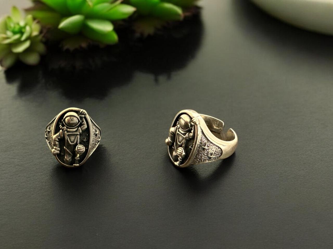 Boxing Model Silver Polish Men’s Ring