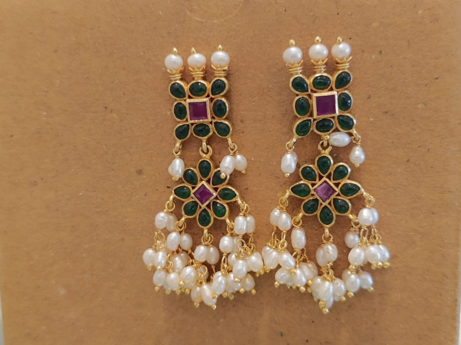 Festive Pota Pearl Earrings