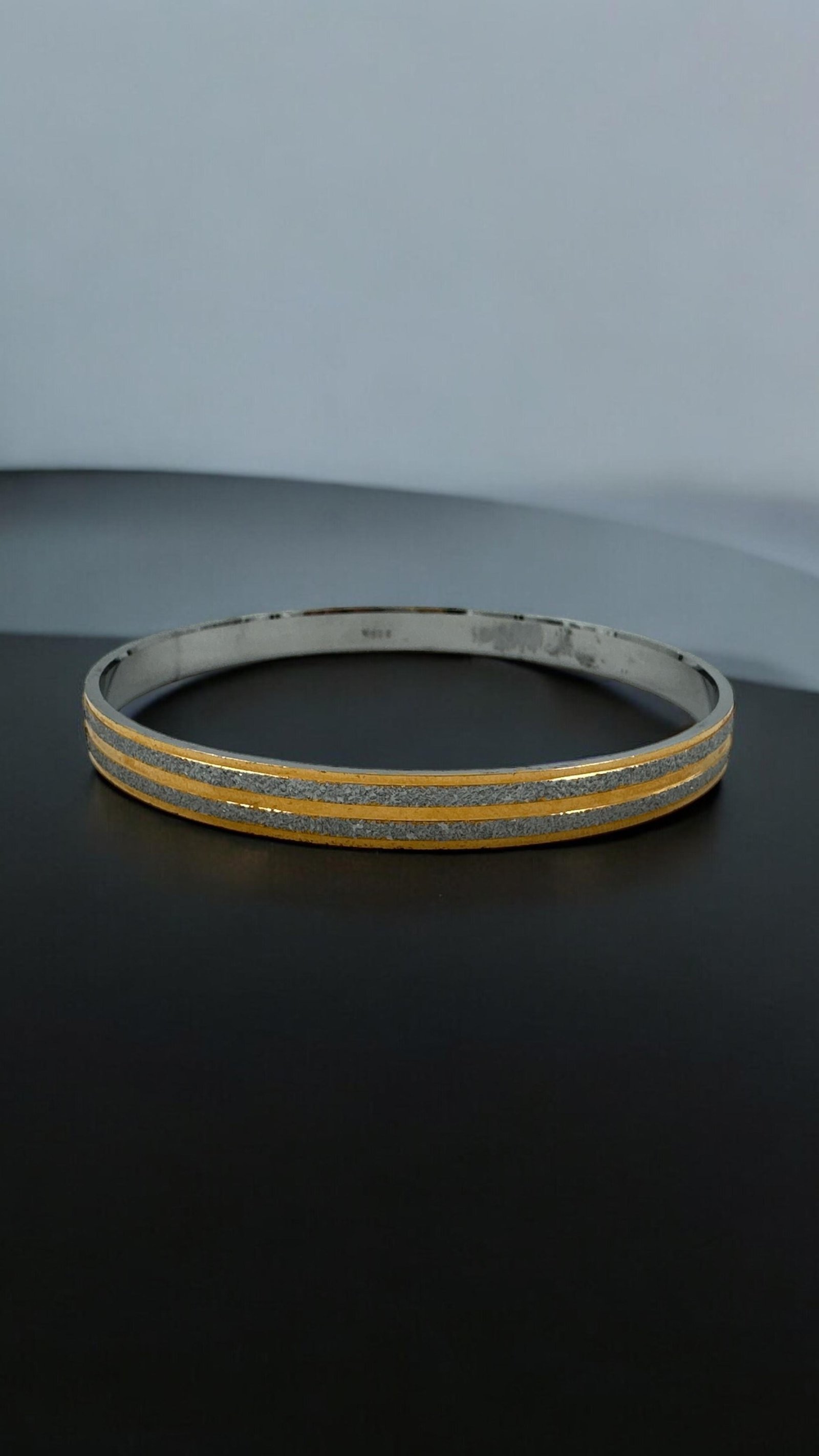 Gold & Silver Polish Men’s Kada