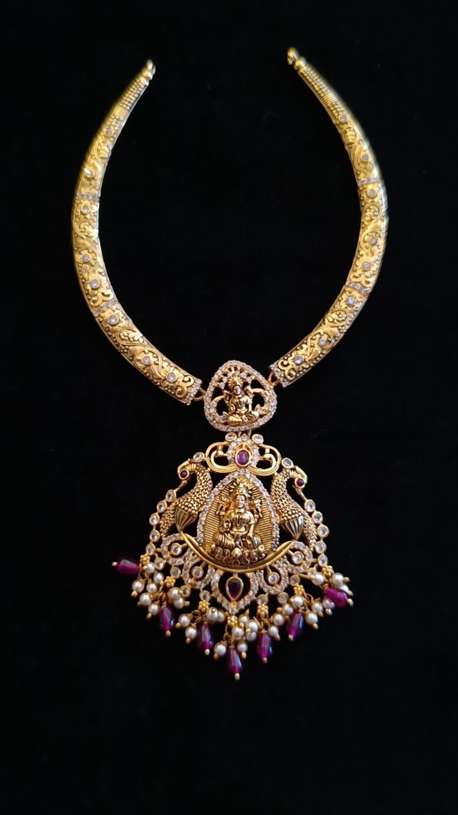 Kante Peacock Lakshmi Necklace