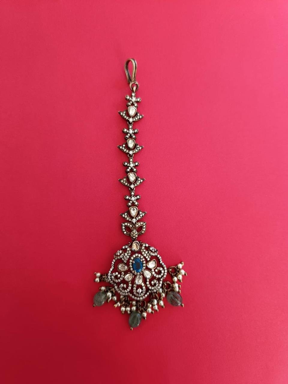 Mozanite & CZ Mang Tikka