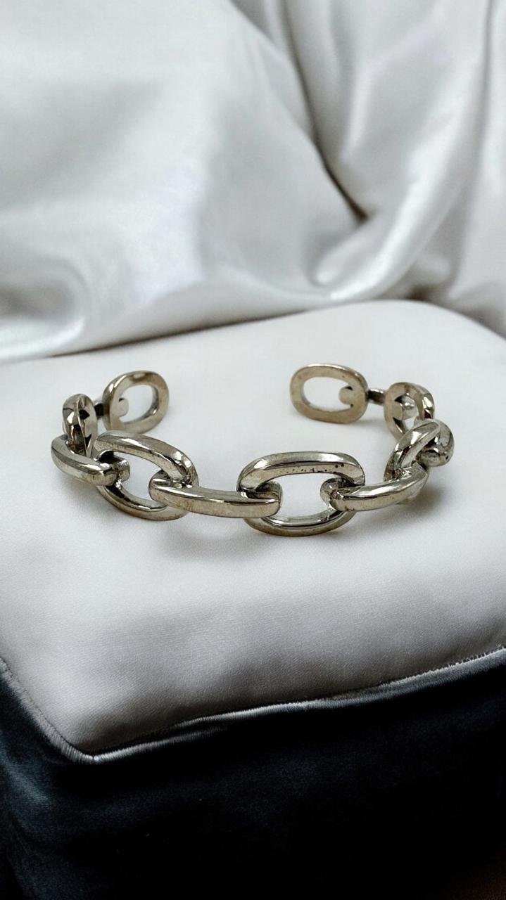 Plain Silver Polish Men’s Kada