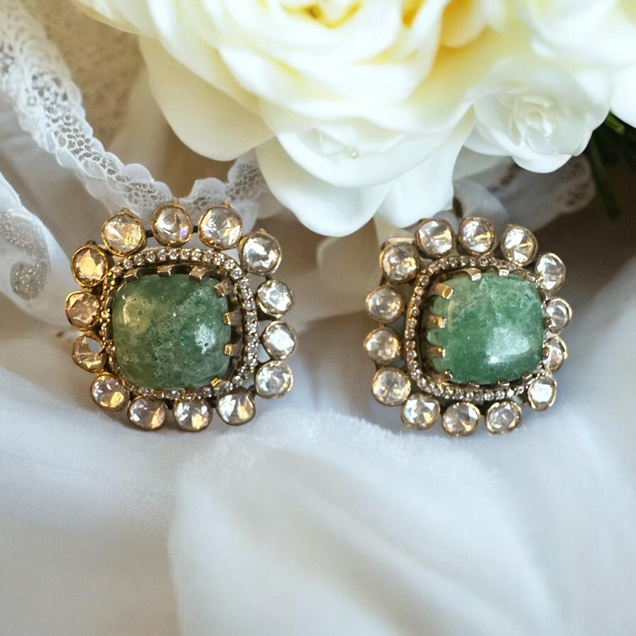 Polki Elegance Victoria Studs