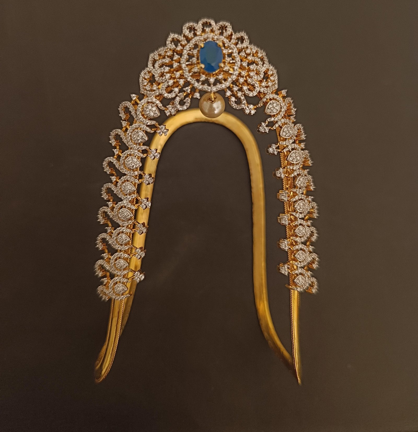 Premium CZ Green Stone Vanki