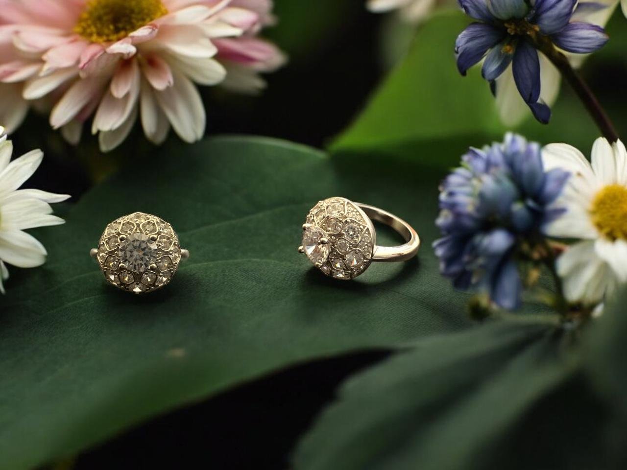 Premium CZ Ladies Finger Ring