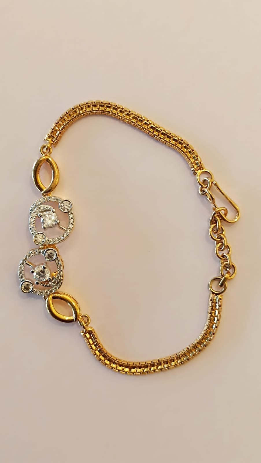 Premium cz stones with gold polish Bracelet