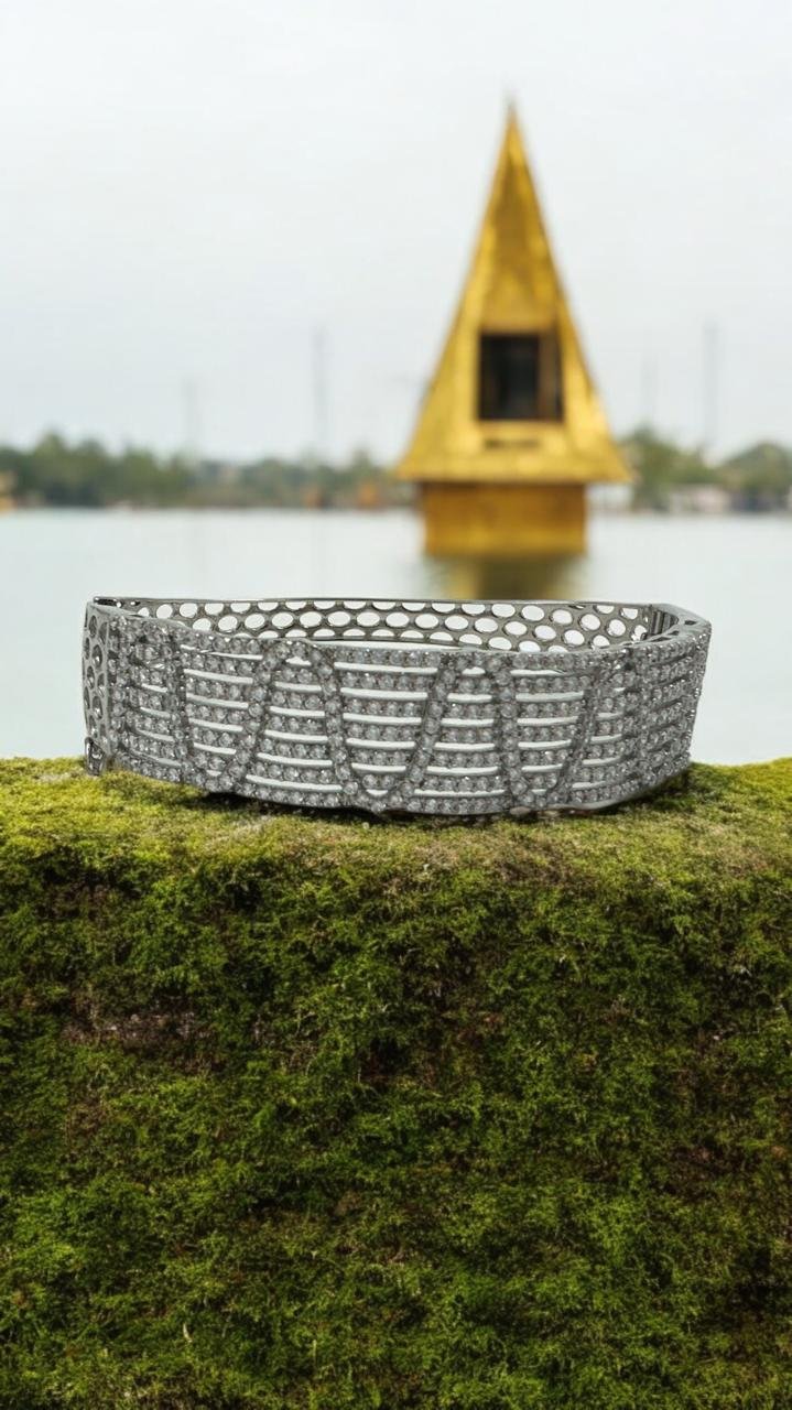 Premium cz stones with silver polish Bracelet