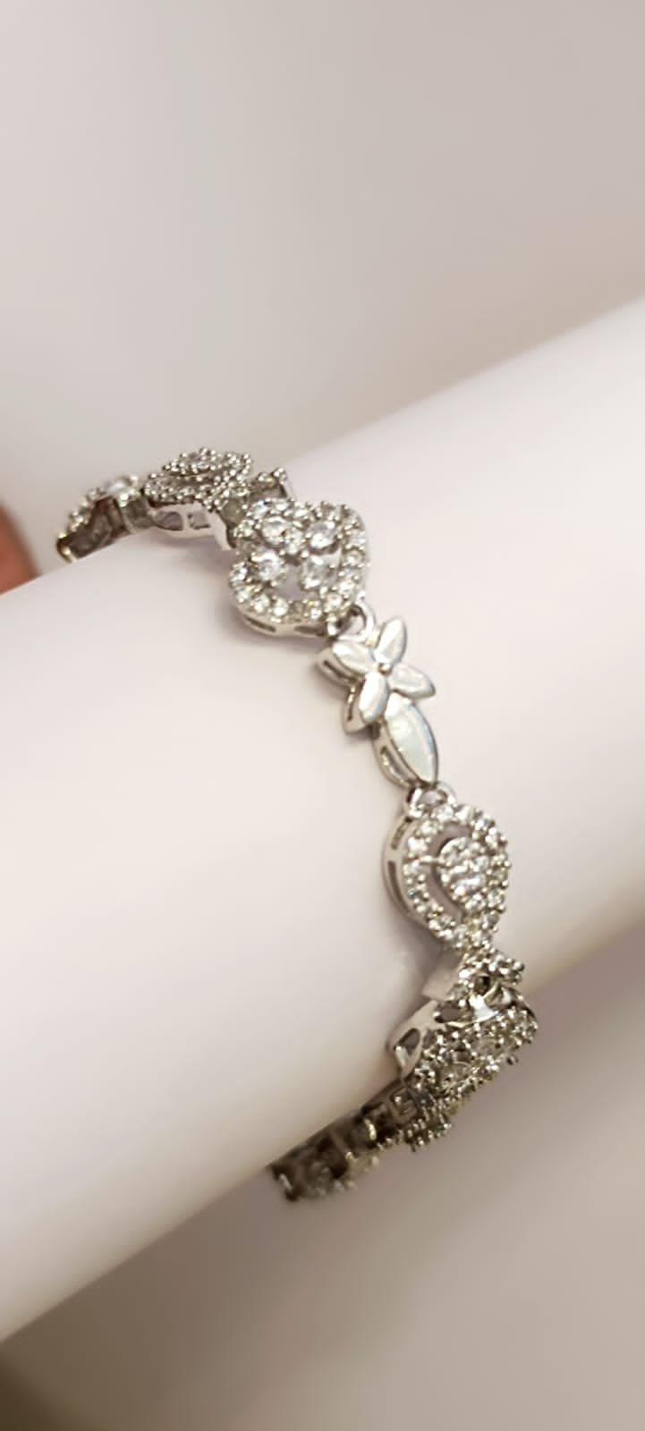 Premium cz stones with silver polish Bracelet