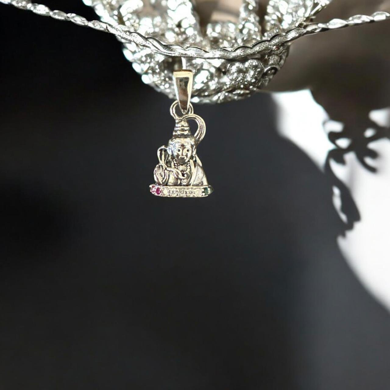 Shiva Silver Polish Pendant