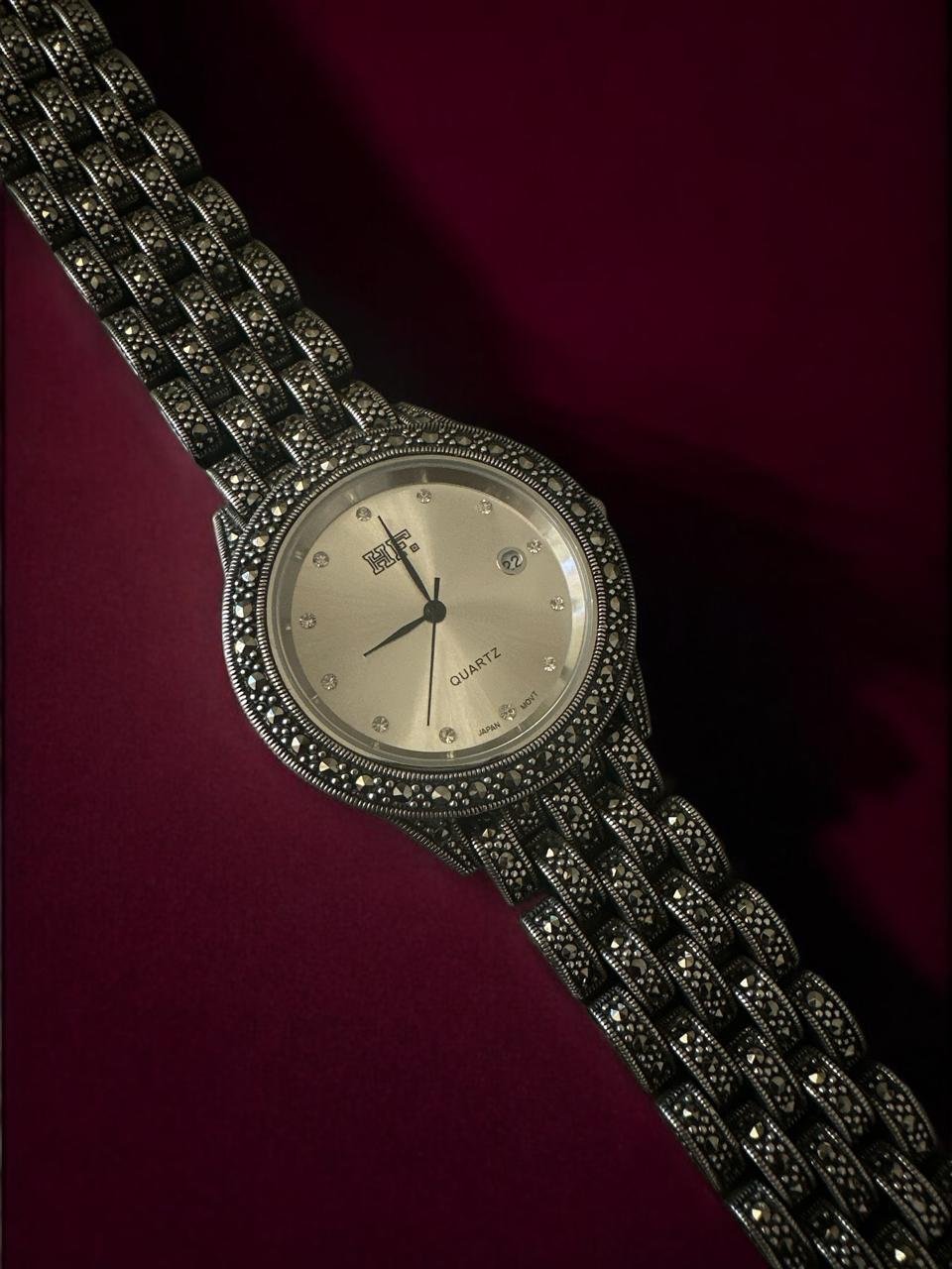 Women's watches with marker stones